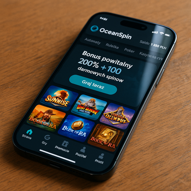 OceanSpin - Mobile Platform - Responsive Casino for Android and iPhone
